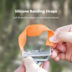 BRDRC Landing Gear for DJI Mini 4 Pro Drone Lightweight Foldable Extended Leg Protector Soft Fit for Mini 4 Pro Accessories - Thedroneflight