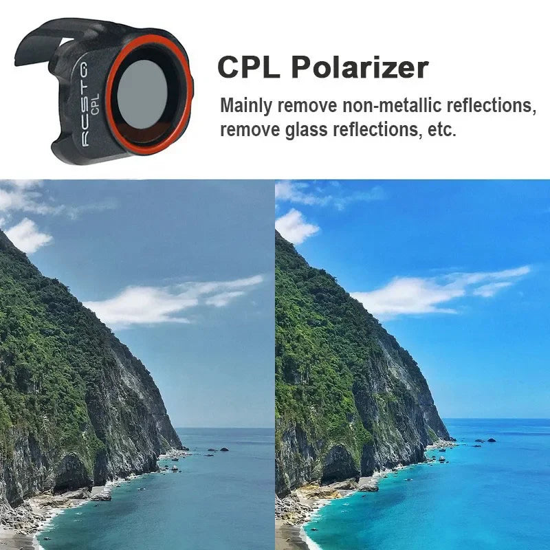 RCSTQ For DJI Mini 2/Mini 2 SE Drone Filter UV CPL ND4 ND8 ND16 ND32 ND/PL Camera Lens Filter Set for Mini SE/Mini 4K Accessorie - Thedroneflight
