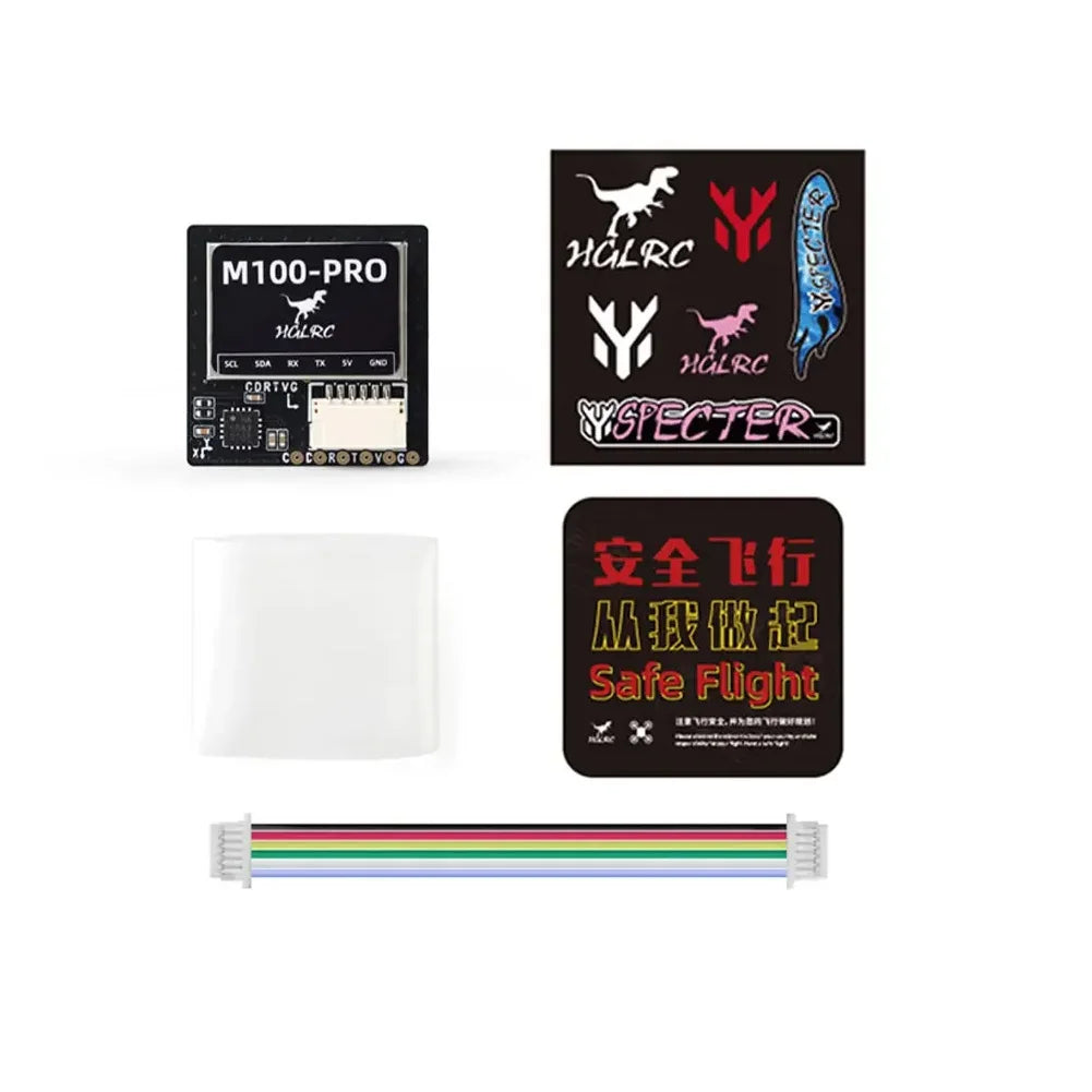 HGLRC M100/M80 GPS Module - 5883/PRO/MINI Dual-Band GNSS for FPV Racing Freestyle Drones