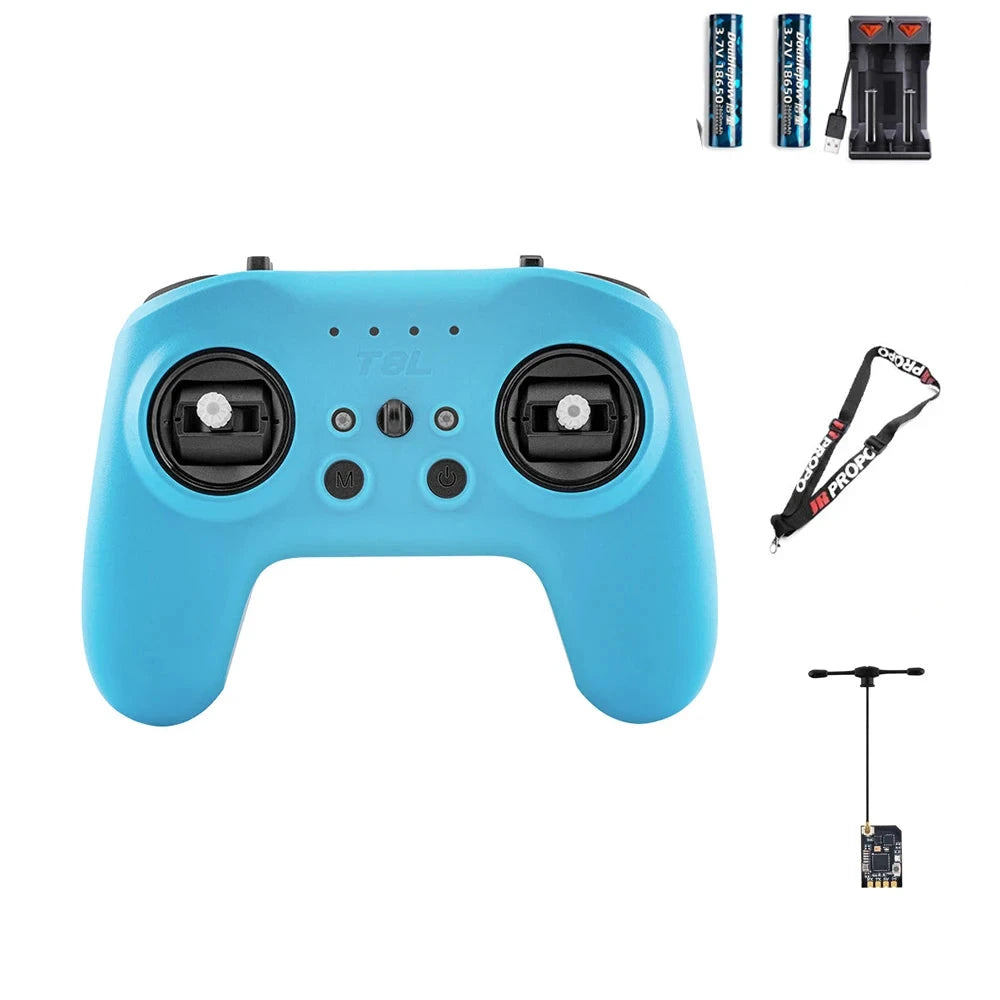 RadioMaster T8L Radio Transmitter - 2.4G ELRS 10CH X5 Hall Gimbal 10-100mW Wi-Fi Upgrade Remote Controller