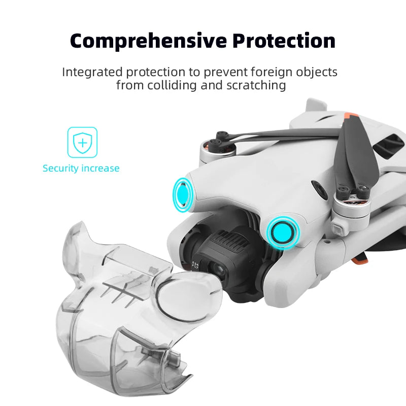 BRDRC Landing Gear for DJI Mini 4 Pro Drone Lightweight Foldable Extended Leg Protector Soft Fit for Mini 4 Pro Accessories - Thedroneflight