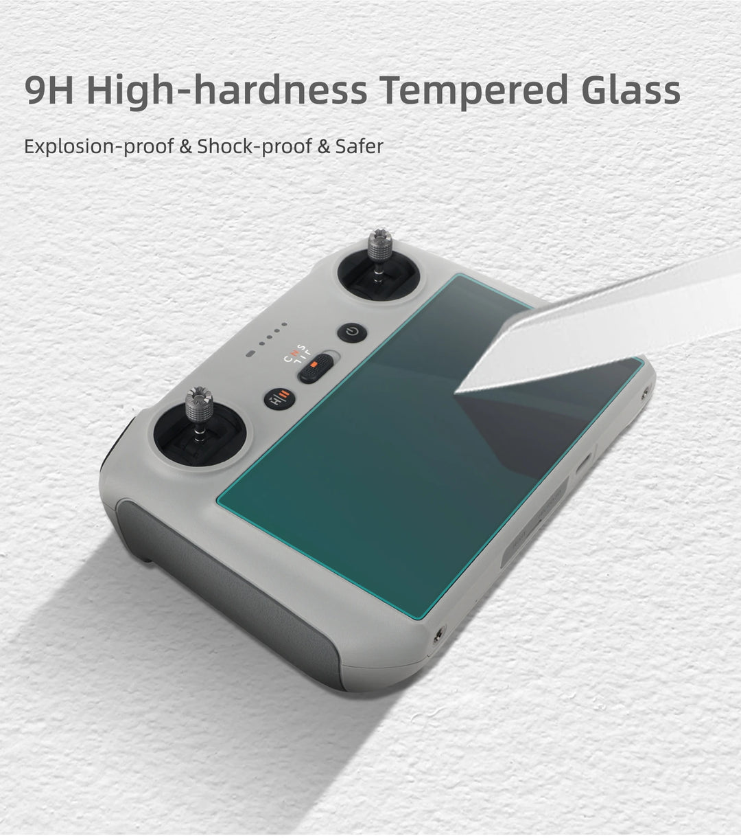 Protective Film for DJI Mini 3 /3 Pro Mini 4 Pro HD Glass Screen Protector Anti-Scratch Screen Film RC RC 2 Remote Accessories - Thedroneflight