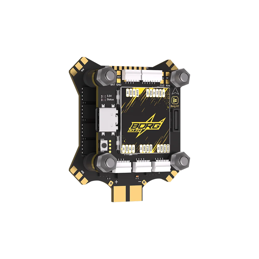 iFlight Borg H7 Stack — STM32H743, Dual ICM42688P, 4–12S FC + Borg 60A BL32 ESC - TheDroneFlight