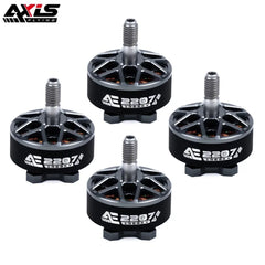 AxisFlying AE2207 V2 Brushless Motor 4-Pack — 1860KV / 1960KV 4-6S IP53 BST for 5" FPV Freestyle