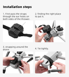 Airdrop System for DJI Mavic 3/2 Zoom AIR 2 Mini 3/Mini 4 Pro Drone Fishing Bait Wedding Ring Gift Deliver Life Rescue Thrower - Thedroneflight