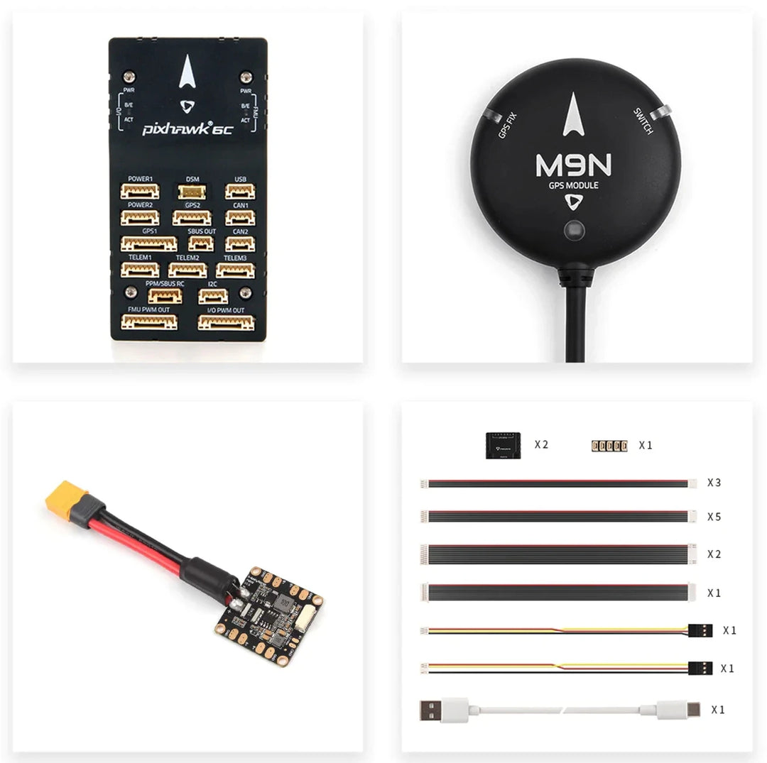 Holybro Pixhawk 6C Flight Controller — PX4/ArduPilot, Metal Shell, M10/M9N GPS Options - TheDroneFlight