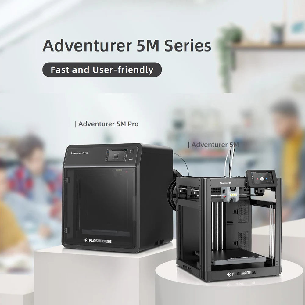 Flashforge Adventurer 5M 3D Printer | High Speed Auto-Leveling Direct Extruder