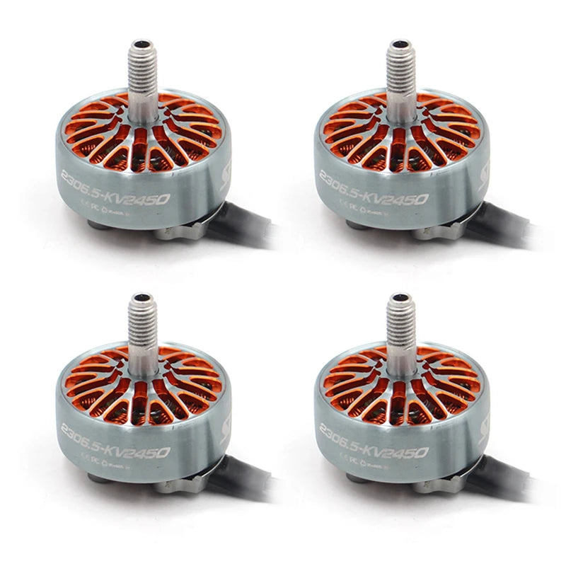 SPARKHOBBY XSPEED 2306.5 Pro 1700KV 2450KV Brushless Motor 3~6S Lipo 5mm Shaft Suitable for 5~6inch Propeller Racing Drones DIY - Thedroneflight