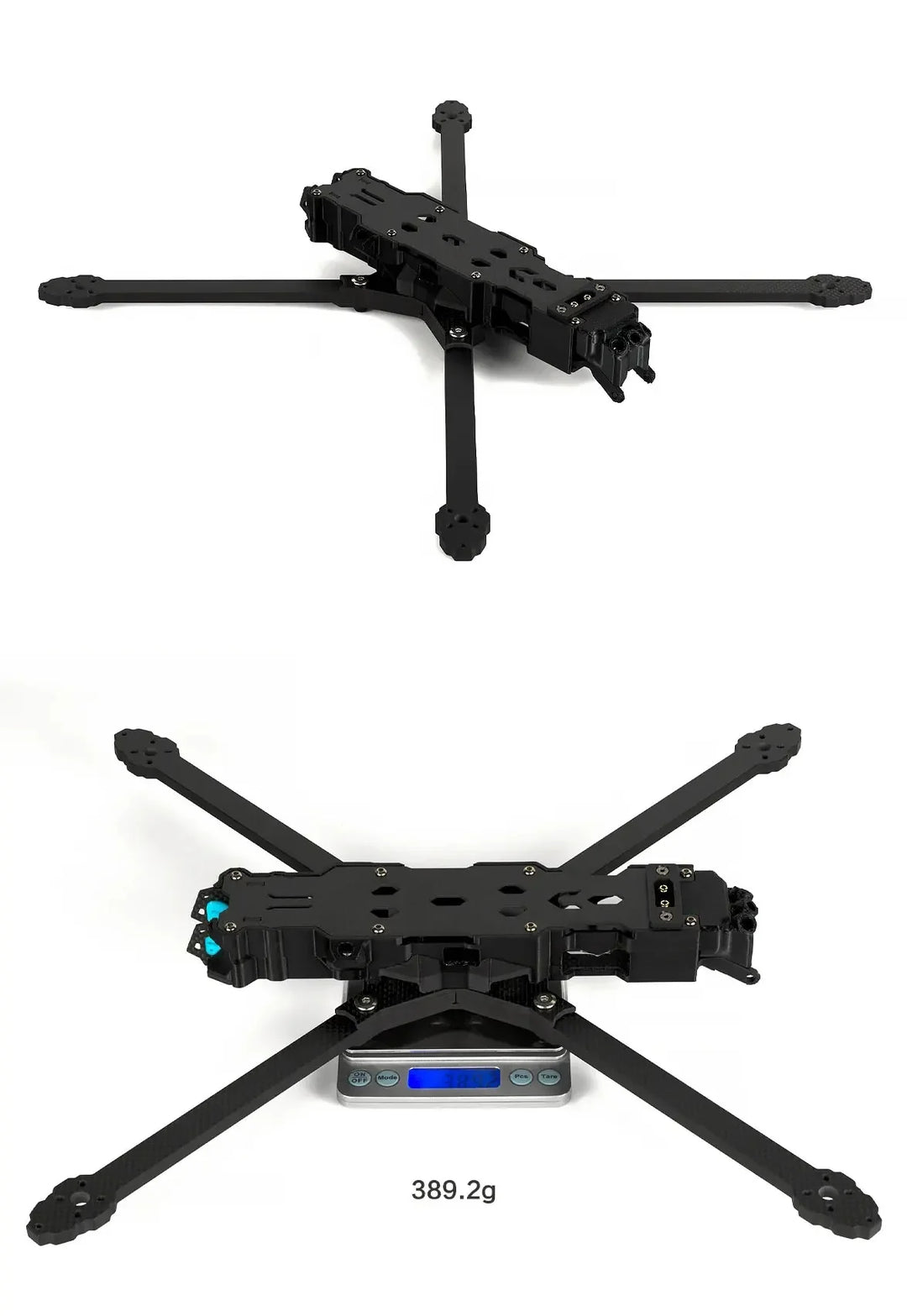 Axisflying MANTA10" Lite 10inch FPV Freestyle Drone Ture X Frame Kit 402mm Wheelbase T700 Carbon Compatible 10inch Propeller
