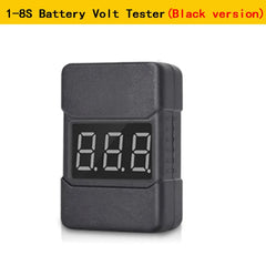 1-8S Lipo Battery Voltage Tester Low Voltage Buzzer Alarm Battery Voltage Checker Dual Speakers for RC Car Drone Boat Airplane
