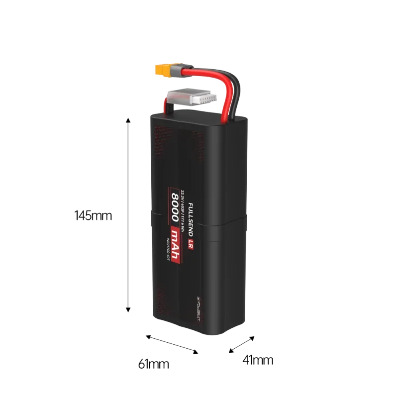 iFlight Fullsend 6S 8000mAh Li-Ion Battery — 6S2P, 22.2V, Samsung INR21700-40T, XT60H, 896g, for Long Range FPV Drones (Chimera7 Pro, Helion 10)