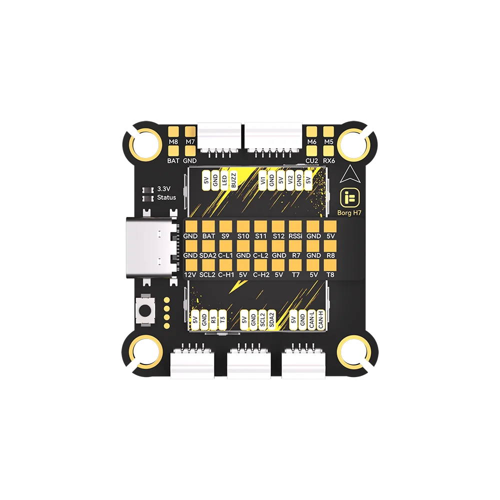 iFlight Borg H7 Stack — STM32H743, Dual ICM42688P, 4–12S FC + Borg 60A BL32 ESC - TheDroneFlight