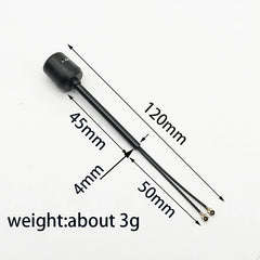 Dual-Band FPV Antenna for DJI O3 Air Unit — 2.4/5.8GHz, IPEX1, 120mm / 150mm - TheDroneFlight