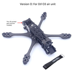 PhiSital Mark5 HD 225mm Carbon Fiber FPV Frame Kit 5inch for Digital O3 air RC Quadcopter FPV Racing Drone BN220 GPS DIY parts