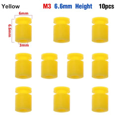 9IMOD 10pcs M2/M3 RC Rubber Shock Absorber Balls for F3 F4 F7 Flight Controller FPV Quadcopter Anti Vibration Soft Mount Ball
