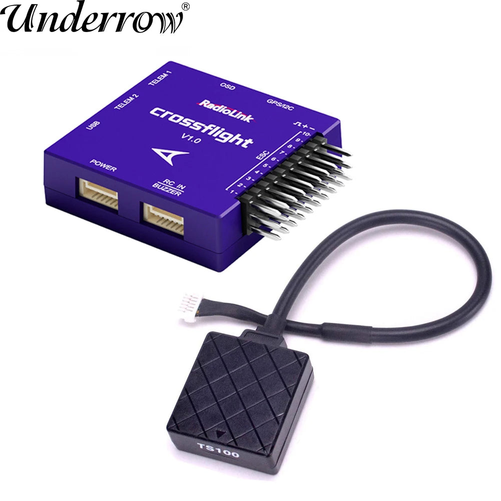 Radiolink Crossflight Flight Controller w/ Mini M8N GPS 10 PWM Channels for Drone Helicopter Airplane Car Boat Parts - Thedroneflight