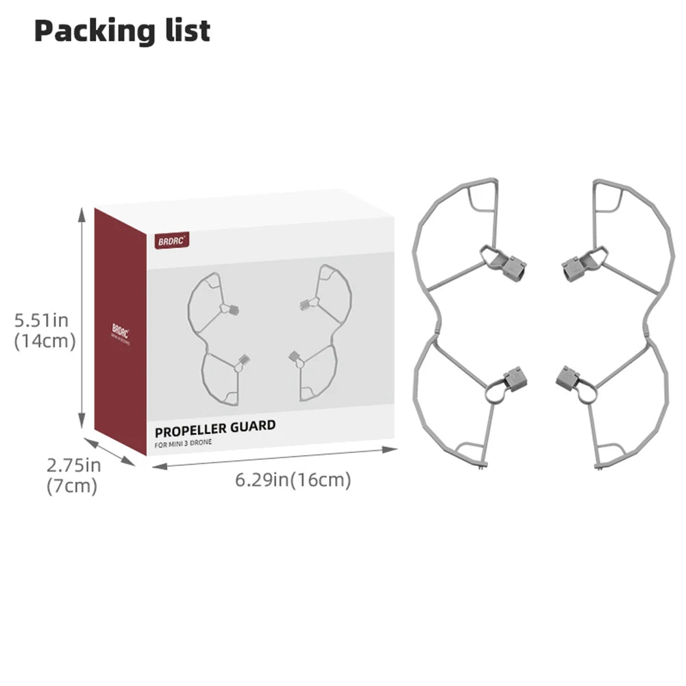 Propeller Guard For DJI Mini 3/ Mini 3 Pro Propeller Protective Ring Cover Drone Accessories For DJI Mini 3 For DJI Mini 3 Pro