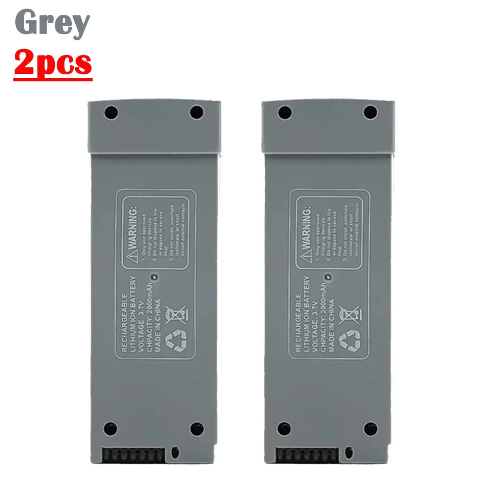 Original Z908 Pro MAX Battery for Z908 PRO MAX RC Plane 3.7V 2000MAh Oringal Z908 MAX Gray Battery Quadcopter Helicopter Parts - Thedroneflight