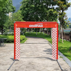 Gemfan 5 × 5 ft FPV Race Gate | Blue or Orange, No Frame
