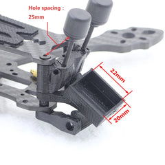 3D Printed BN-220 GPS Module Mount — TPU Holder, T-Mount, SMA Mount, Antenna Bracket for FPV Drone Mark5 Frame, Beitian BN-220 (22×20mm)
