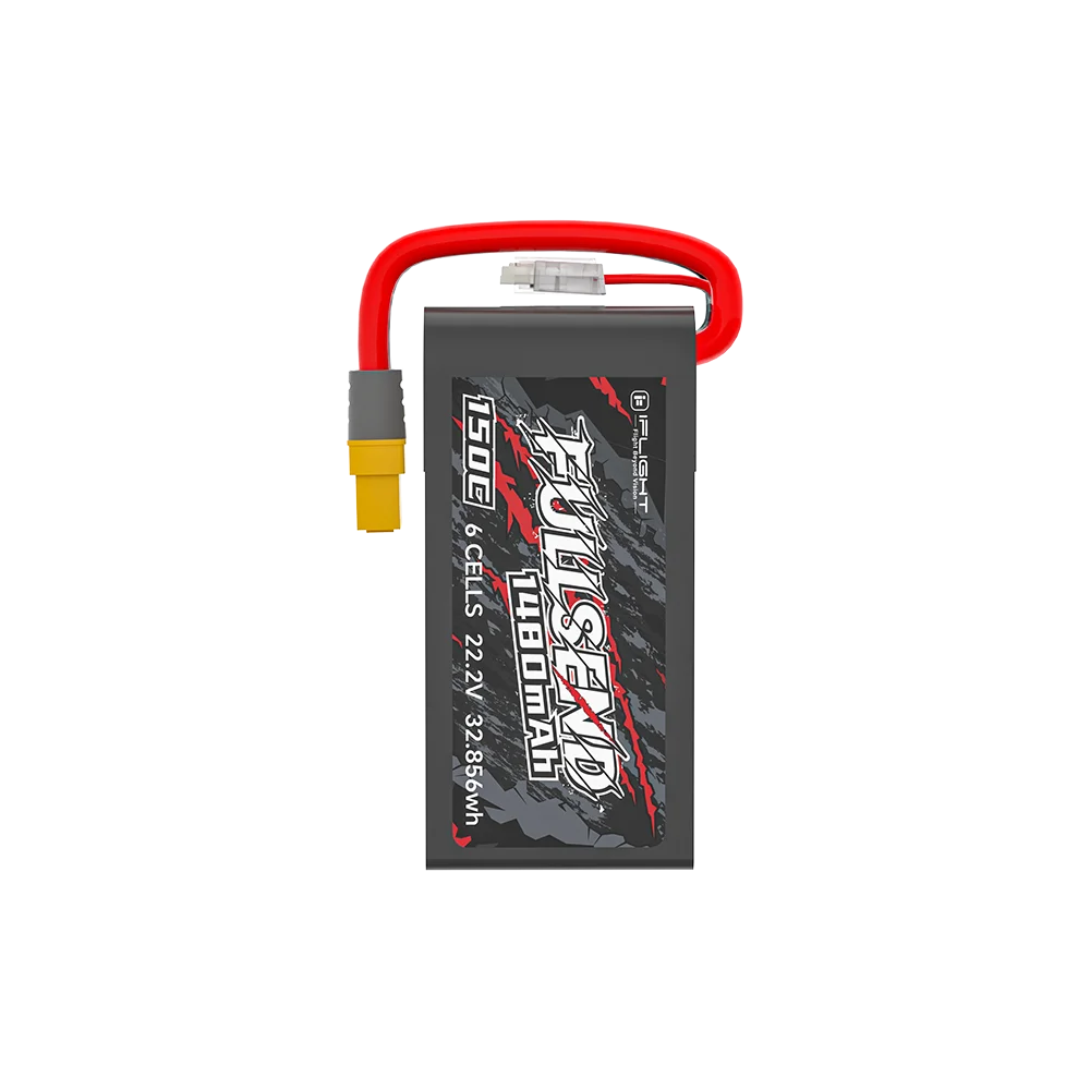 iFlight Fullsend 6S 1480mAh 150C LiPo Battery — 22.2V, XT60H, 230g, FPV Racing Drone