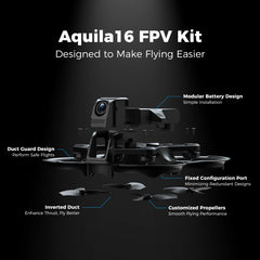 BETAFPV Aquila16 FPV Kit - Brushless Racing Drone for Indoor & Outdoor Flight