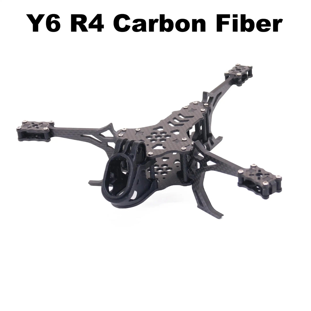 Y6R4 4" Carbon Fiber FPV Drone Frame Kit - 195mm Racing Freestyle