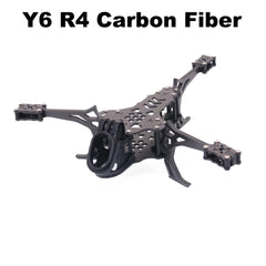 Y6R4 4" Carbon Fiber FPV Drone Frame Kit - 195mm Racing Freestyle
