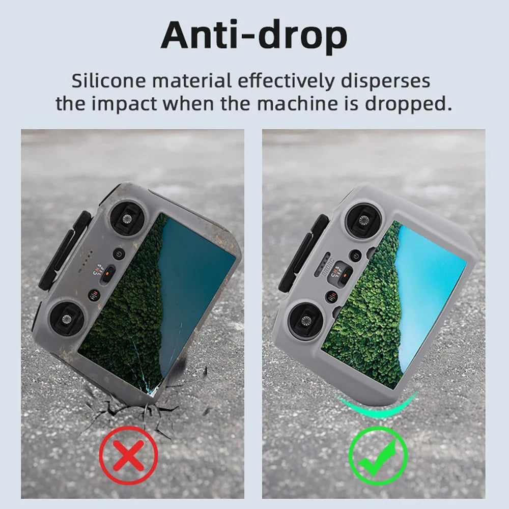 BRDRC Silicone Case for DJI RC 2 - Flip Neo Mini 4 Pro Air 3S