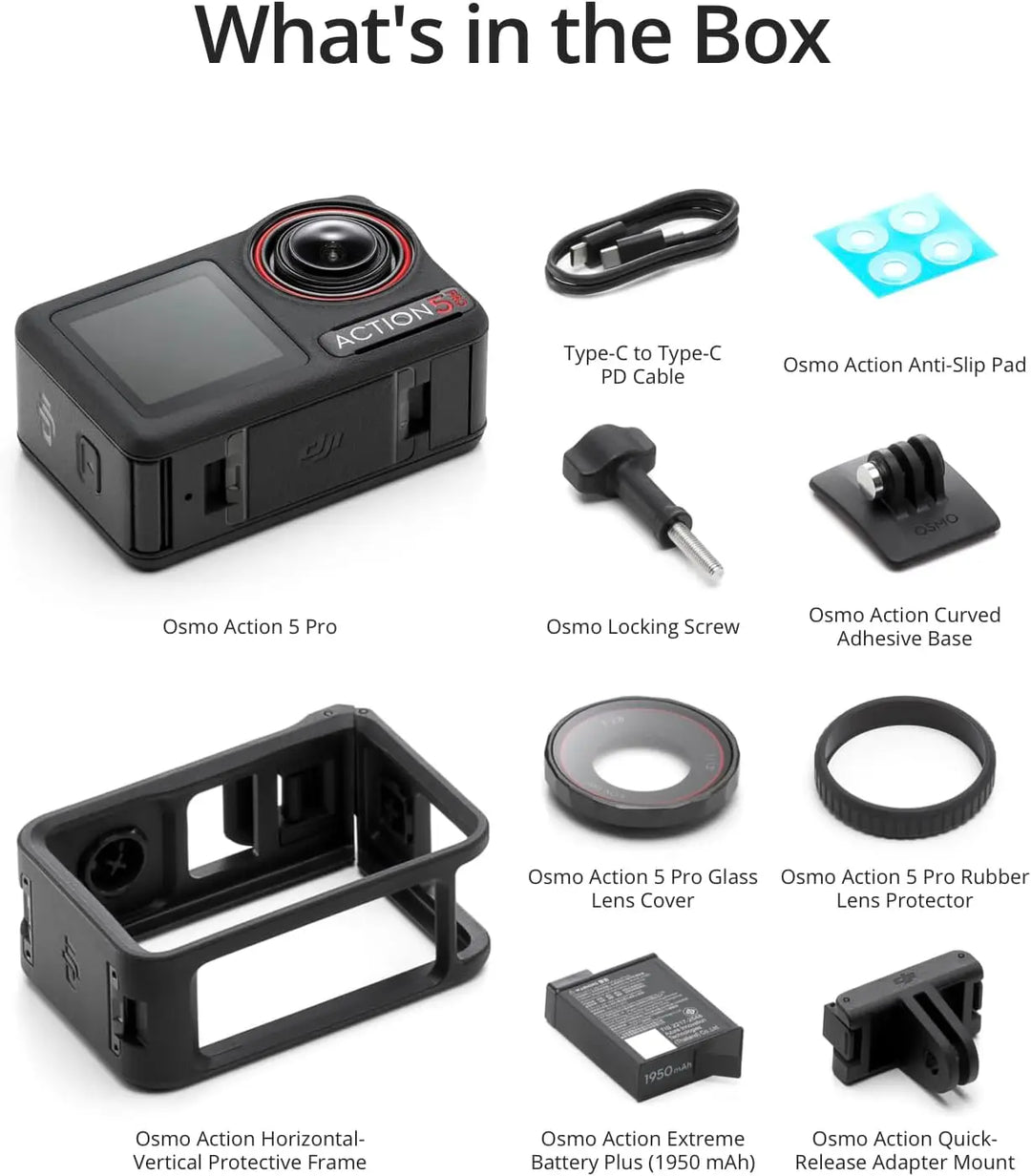 DJI Osmo Action 5 Pro Adventure Combo | 4K Action Camera