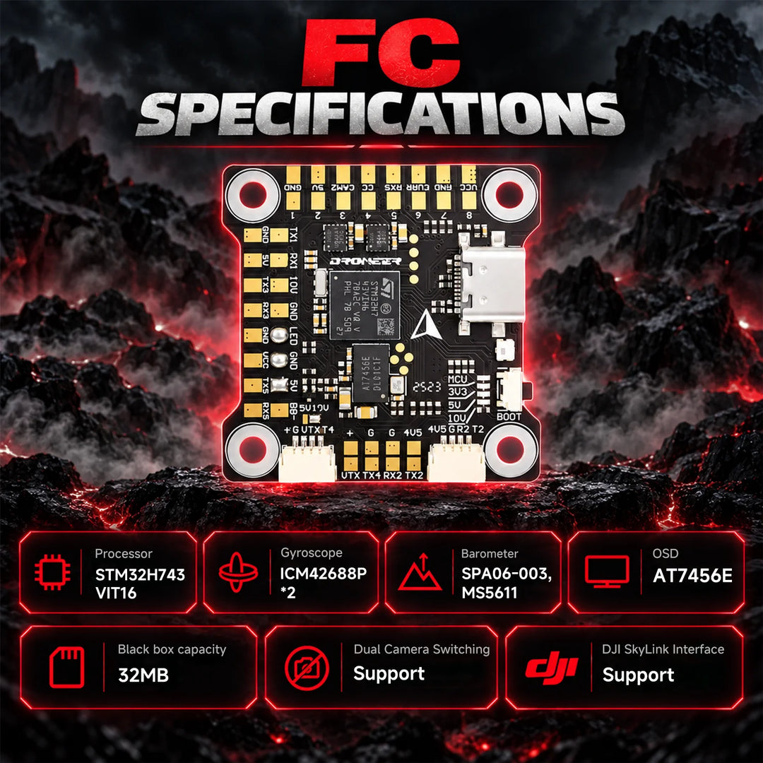 Droneer X701 7-Inch PNP FPV Drone | H743, GPS & 6S