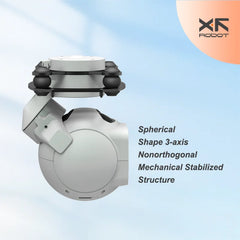 XF-D-80N 4K 40X Hybrid Zoom 3-Axis Night Gimbal Camera — UAV Pod Payload - TheDroneFlight