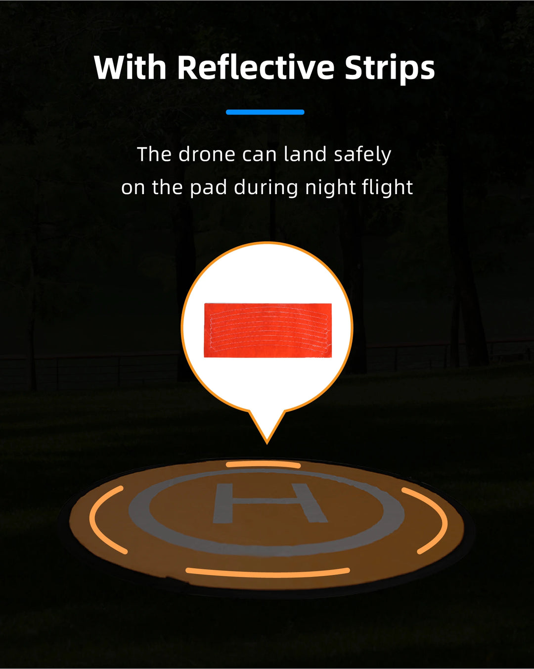 RF06 Drone Quadcopters Accessories Universal 55/75/90/110CM Foldable Landing Pad RC Dron Mat Quadcopter Parking Apron Apron Pad