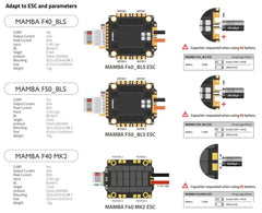 Diatone MAMBA F405MK2 F405 MK2 Betaflight Flight Controller w/ F40 40A F50A 50A 3-6S DSHOT600 ESC for RC FPV Drone - Thedroneflight