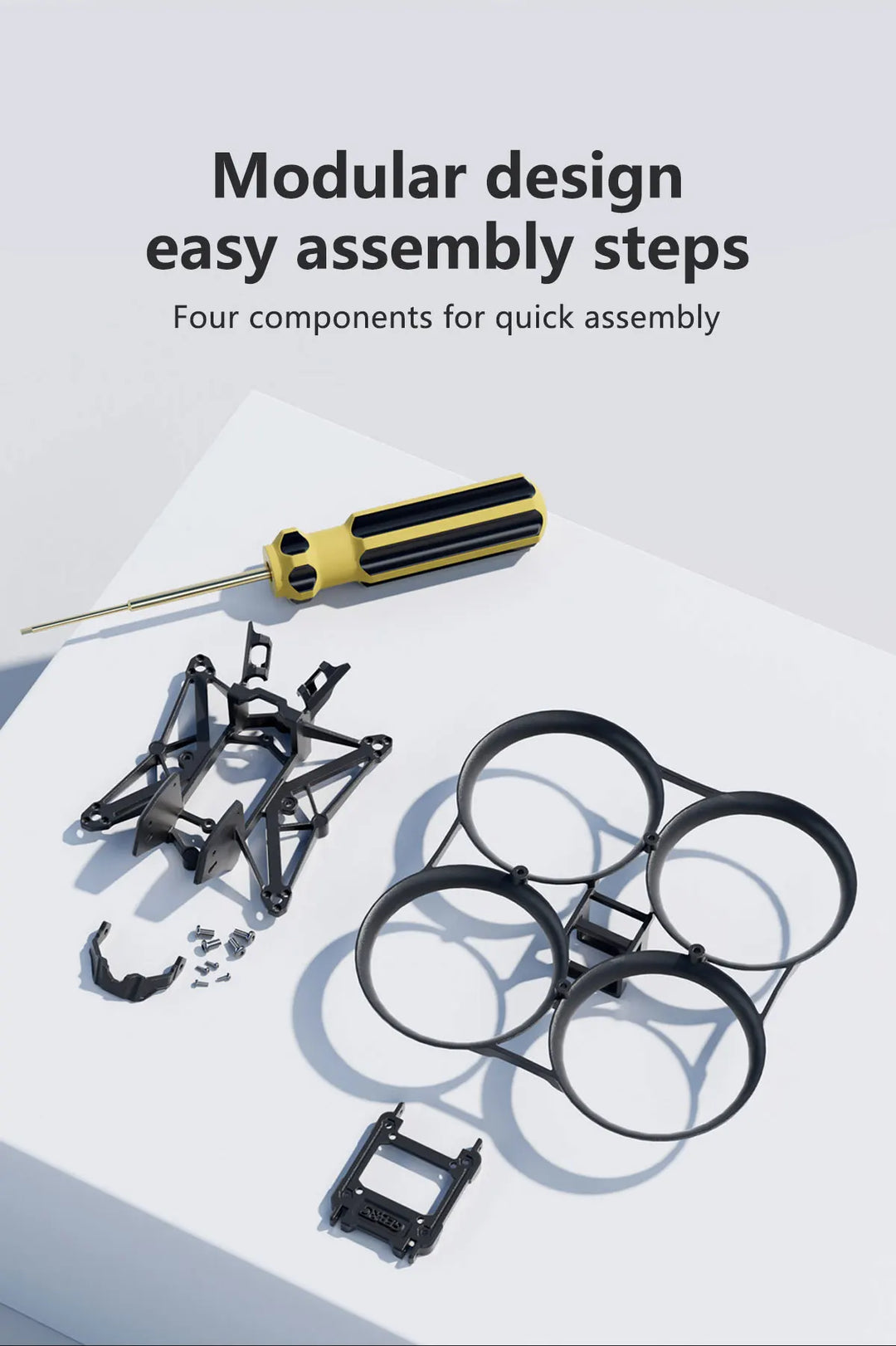 GEP-DS20 Frame 2Inch Parts Propeller Accessory Base Quadcopter FPV Freestyle RC Racing Drone DarkStar20 - Thedroneflight