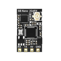 SpeedyBee Nano 2.4GHz ELRS Receiver — SX1280, 100mW TLM, 0.7g, 10.4×18.4mm, IPEX1, WiFi OTA, for FPV Drones