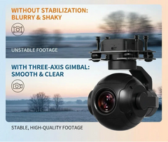 SIYI ZR10 3-Axis Gimbal Camera — 30X Zoom, 4K/60fps, Starlight Night Vision, IP53, UAV - TheDroneFlight