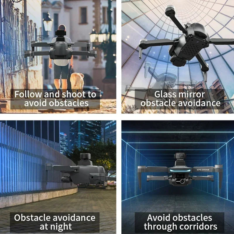 L200 PRO MAX Drone: 4K HD Camera, 2-Axis Gimbal, 360° Obstacle Avoidance, GPS, 5G Wi-Fi, Brushless Motor, 25-Min Flight Time, FPV Quadcopter - Thedroneflight