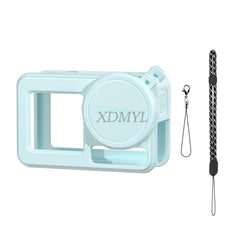 DJI Action 5 Pro/4/3 Silicone Case - Lens Cap Lanyard Protector