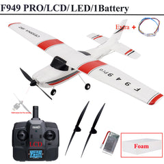 【C0】WLtoys 2.4G F949 LCD Version RC Airplane Cessna 182 3D6G 3Ch Fixed Wing Plane Outdoor Drone RTF With Gyroscope And Night - Thedroneflight