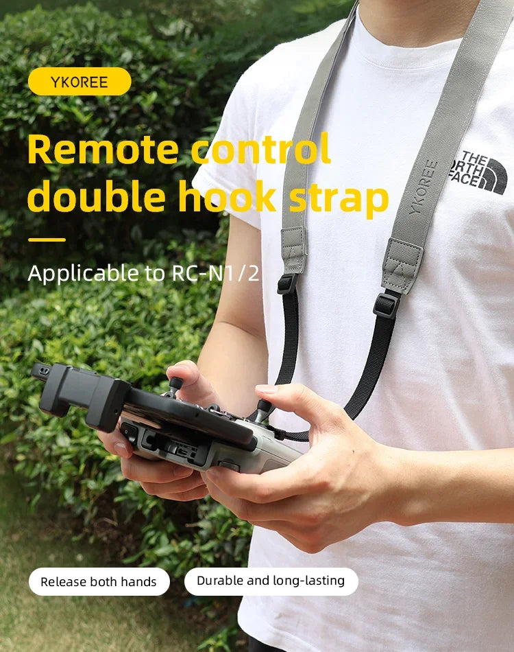 PU Lanyard for DJI MINI 2/MINI 3 PRO /4 PRO/Air 3 2/Mavic 3/Mini 4K RC-N1/N2 Remote Control Hook Neck Strap Drone Accessories - Thedroneflight