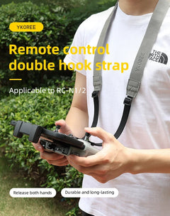 PU Lanyard for DJI MINI 2/MINI 3 PRO /4 PRO/Air 3 2/Mavic 3/Mini 4K RC-N1/N2 Remote Control Hook Neck Strap Drone Accessories - Thedroneflight