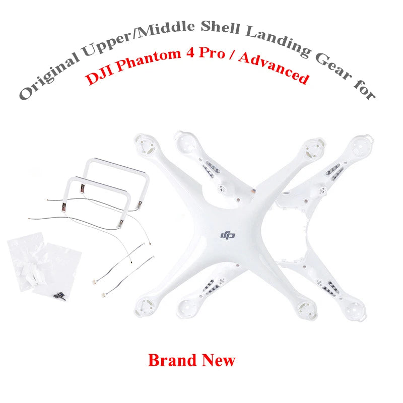 Original Phantom 4 Pro / Advanced Upper Middle Shell Landing Gear Body Frame For DJI Phontom 4 Pro/Adv Drone Repair Parts Brand - Thedroneflight