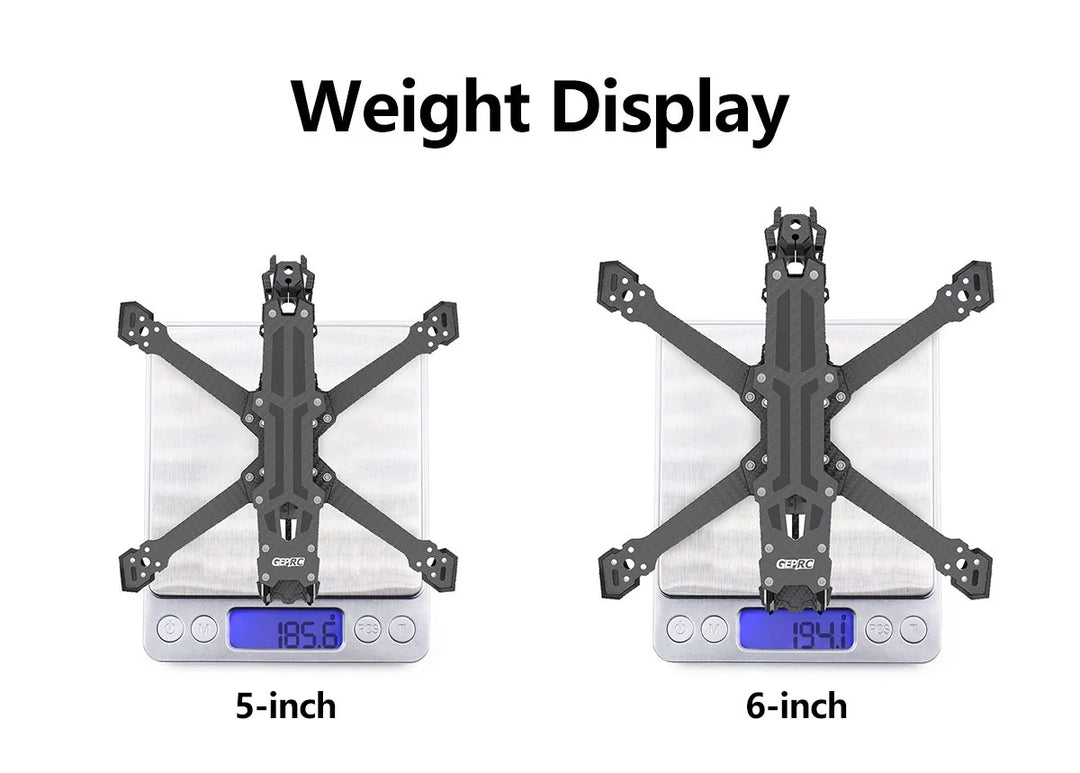 GEPRC Vapor X5/X6 FPV Freestyle Frame - 5mm Carbon