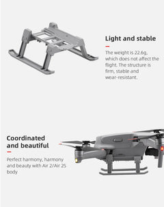 Landing Gear for DJI Mavic Air 2/AIR 2S Drone Foldable Extended Leg Support Feet Protector for DJI Air 2/AIR 2S Accessory - Thedroneflight