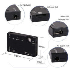 Mini FPV DVR Recorder Module - NTSC/PAL Switchable with Built-in Battery