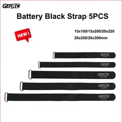 GEPRC Battery Black Strap 5PCS 15x150/15x200/20x220/20x250/20x300 MM - Thedroneflight