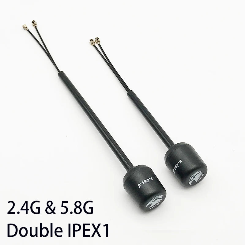 Dual-Band FPV Antenna for DJI O3 Air Unit — 2.4/5.8GHz, IPEX1, 120mm / 150mm - TheDroneFlight