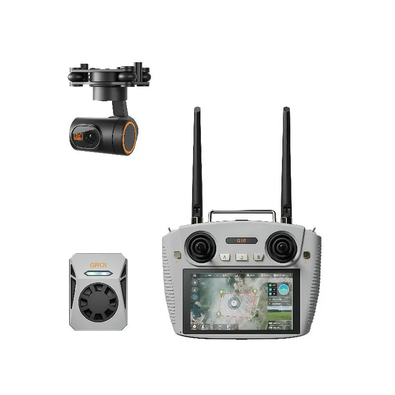 Skydroid G12 Handheld Ground Station — 20km, 5.5" 1080p, Dual-Band, 6nm, Android 13 - TheDroneFlight