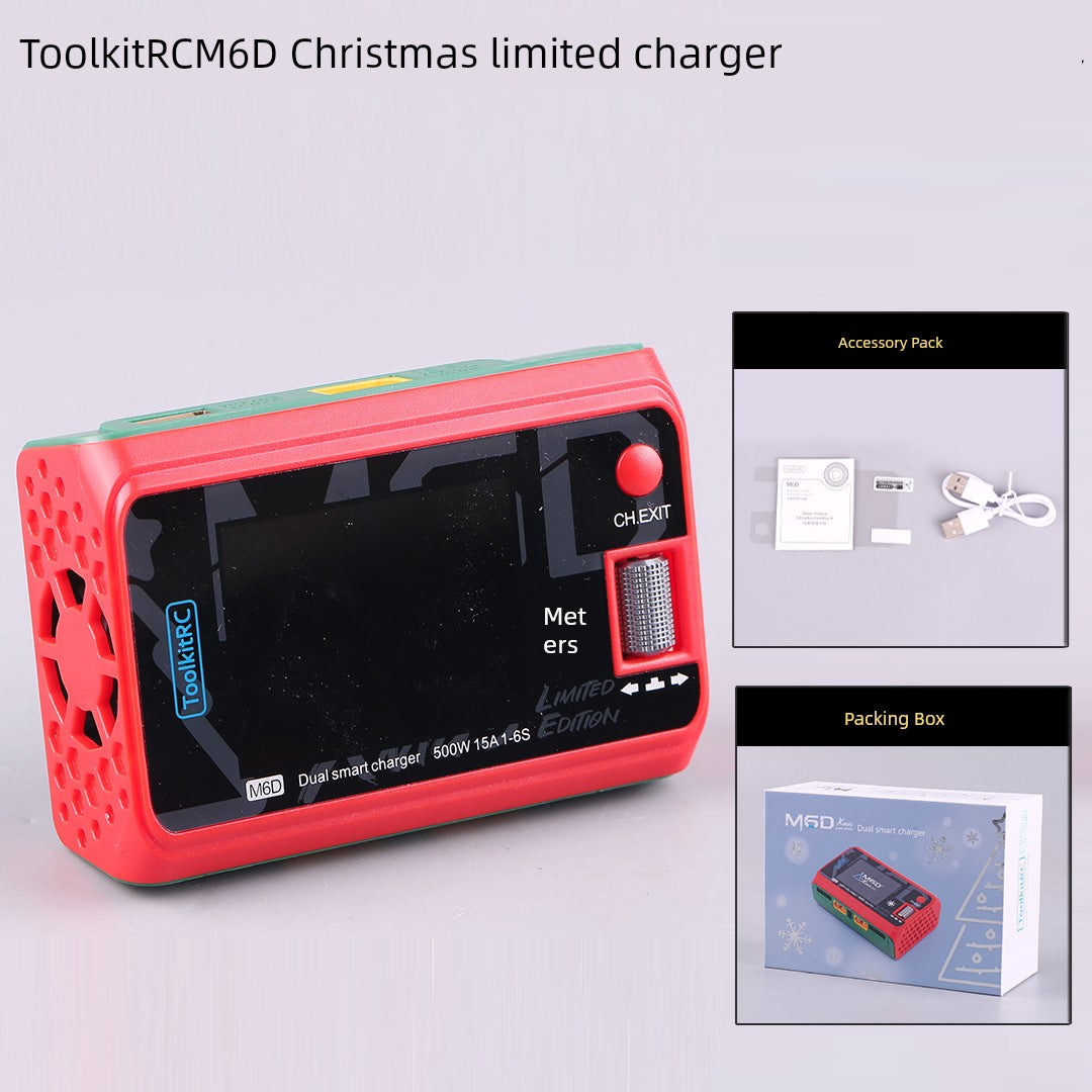 Toolkitrc Hawaii M6d Mojito Version Balance Charger 6S Lithium Battery Dual-Channel 500W Model Aircraft UAV